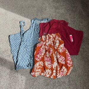 NWT Gap, Nicole Miller, and Target Brand Name Summer Dress & Skirt Lot Bundle, M
